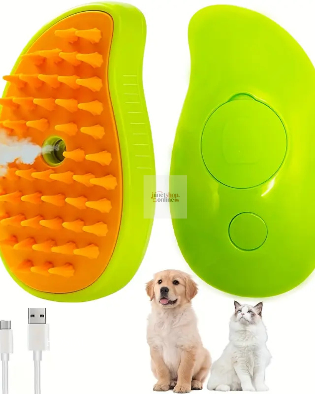 Cepillo a Vapor para Mascotas”